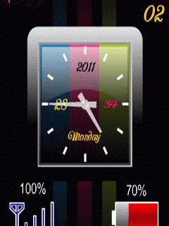 game pic for Colored Clock Battery